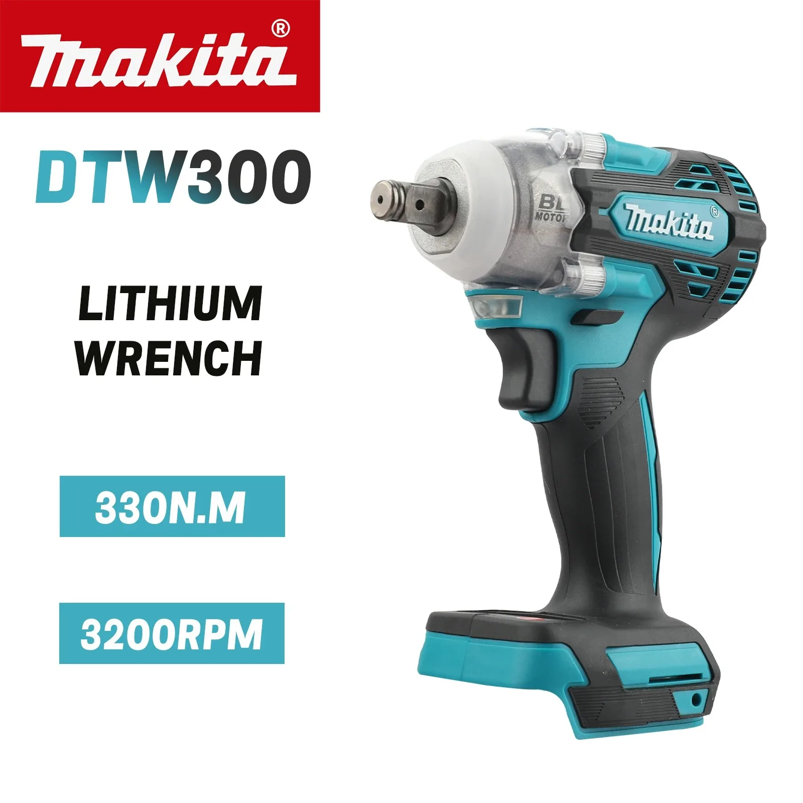 Makita Drill Dtw300 - マキタ DTW300 18V ブラシレスコードレスインパクトレンチ 330Nm 1/2インチチャック