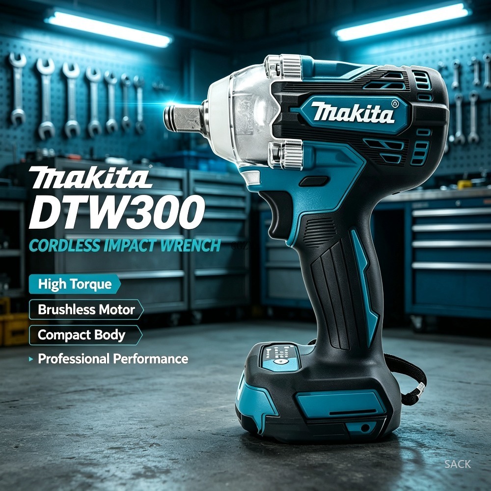 Makita Drill Dtw300 - マキタ DTW300 330N.M ブラシレスコードレスインパクトレンチ、マキタ18Vバッテリー対応充電式電動工具