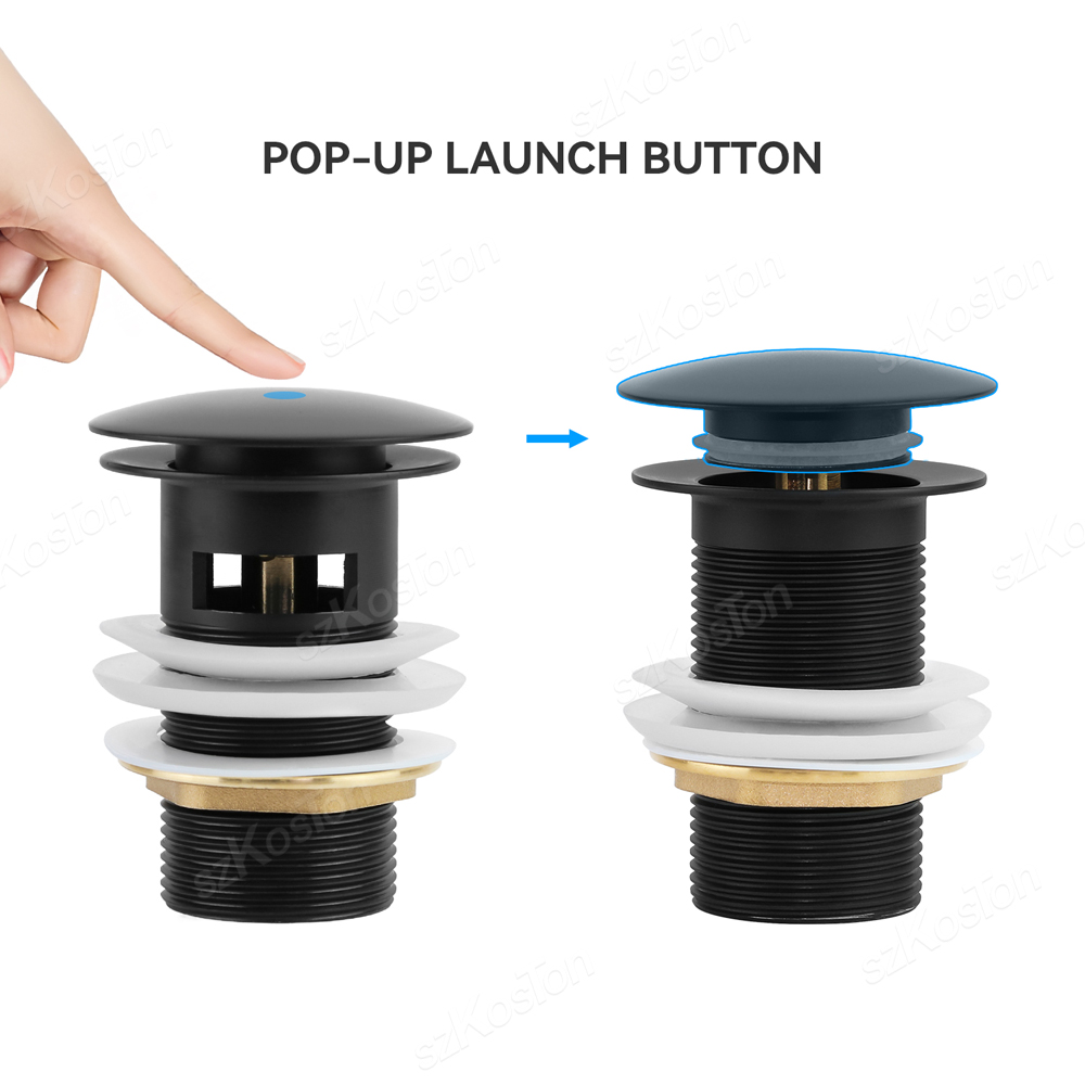 浴室のシンクストッパー洗面器ポップアップ排水プラグカバー廃棄 - Drain Pipe Clip のレビューと価格