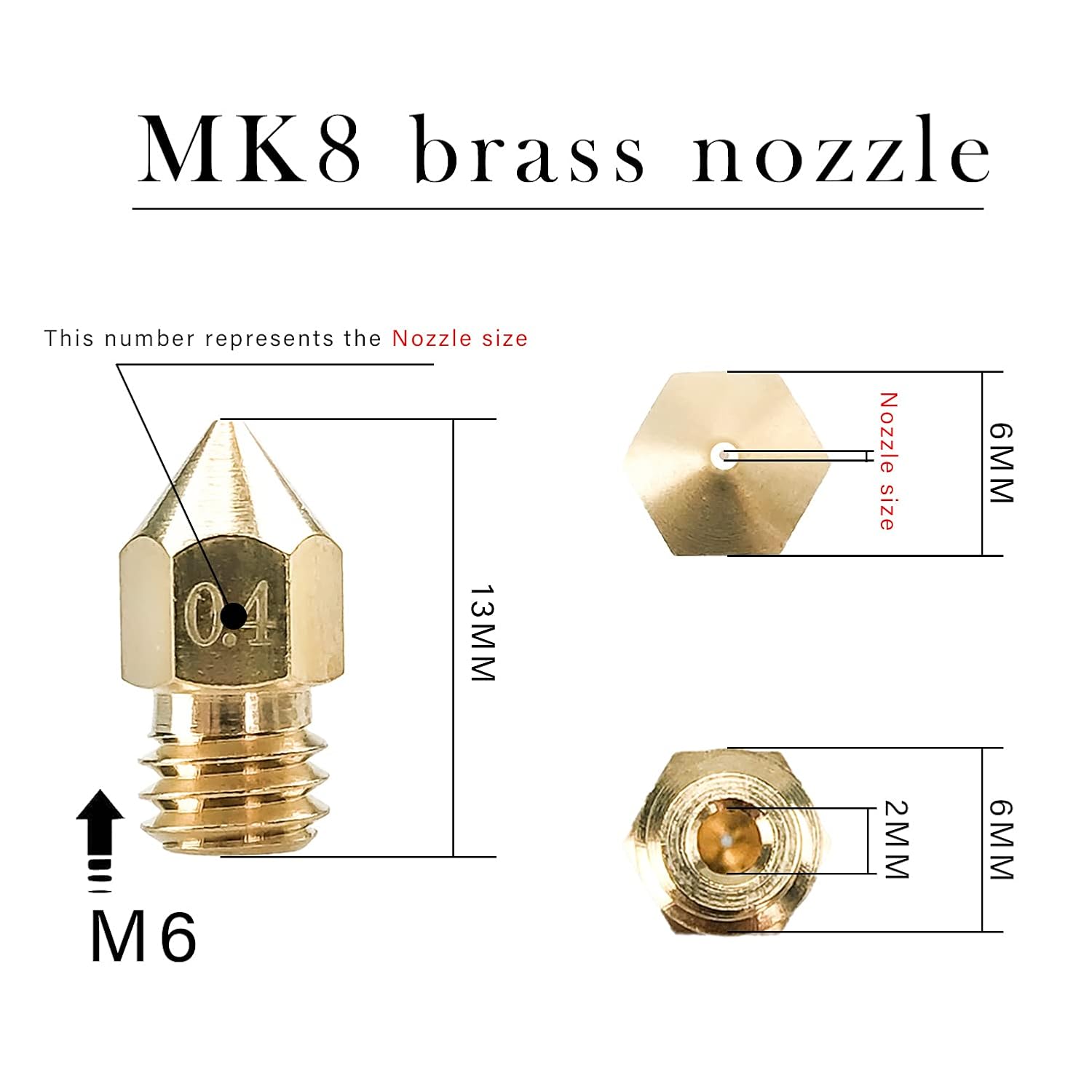 CREALITY 20 個 MK8 真鍮ノズル 0.2/0. - Creality Printer K1 のレビューと価格