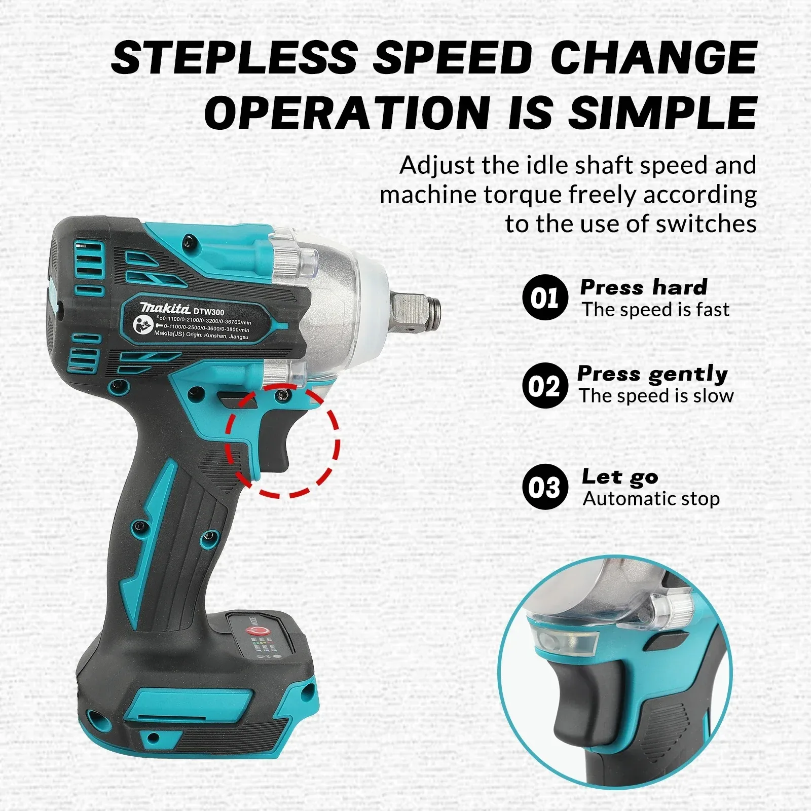 マキタ DTW300 1/2インチチャック 330Nm 18 - Makita Drill Dtw300 のレビューと価格