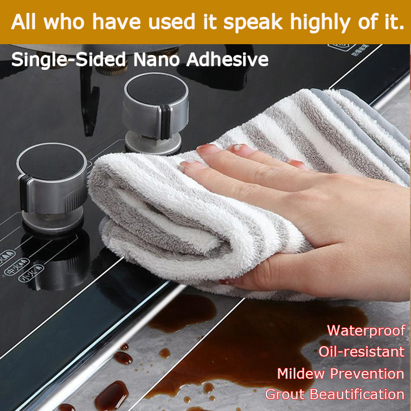 シリコン保護衝突防止ストリップ付き片面ナノ強力粘着テープ、幅 - Silicone Tap Washer のレビューと価格